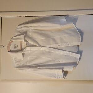 Christopher & Banks White Blouse Size Medium
